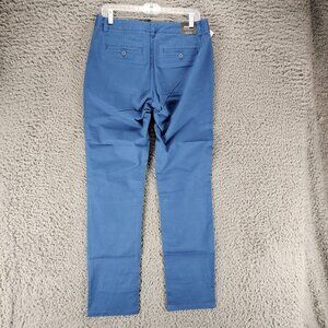 Bonobos Pants Mens 30x32 Blue Stretch Mid Rise Slim Chinos *NWT*